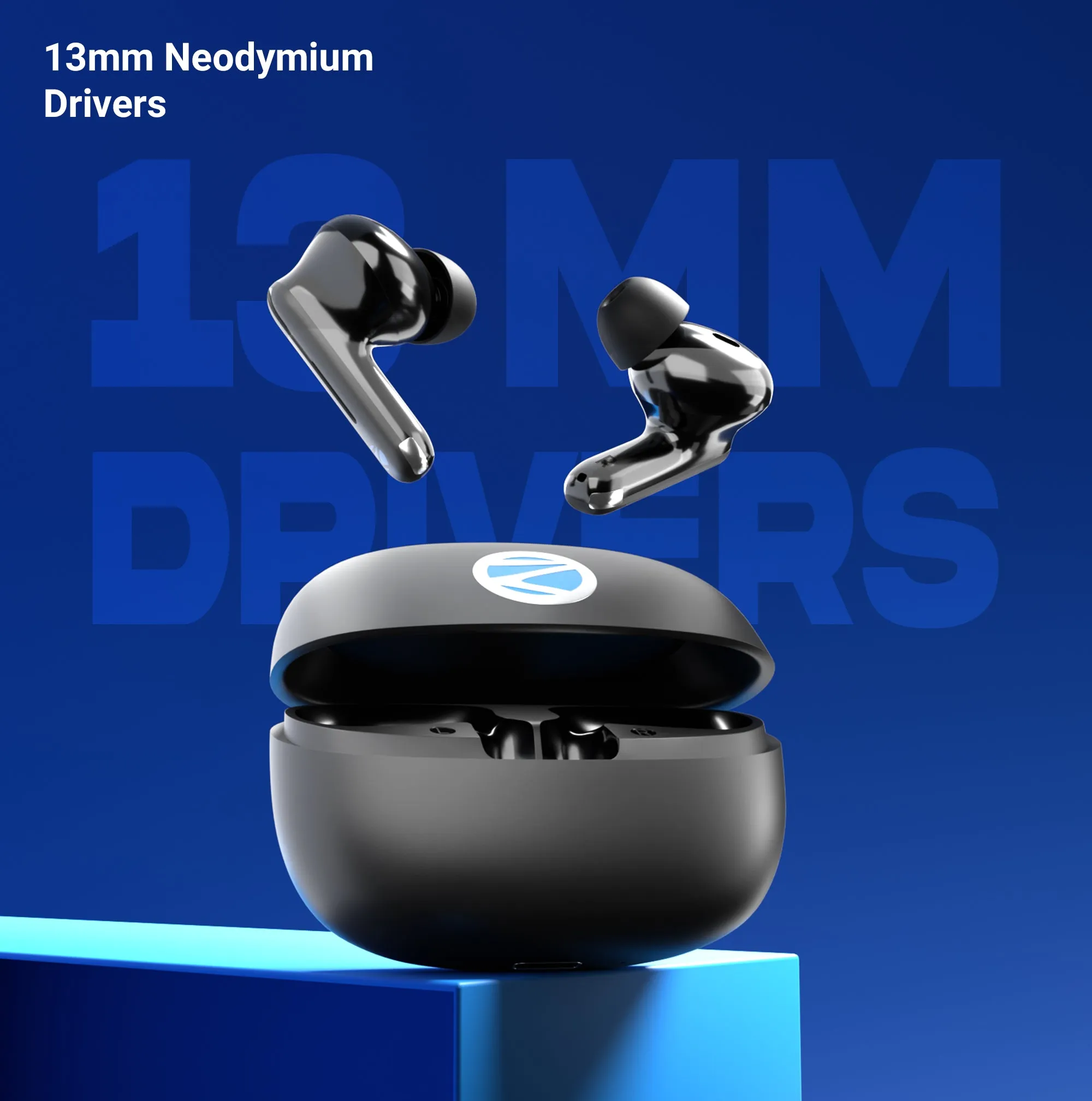 Zebronic Wireless Bluetooth Earbuds Zeb Monk Pro (ZEB-PODS IV) view 2
